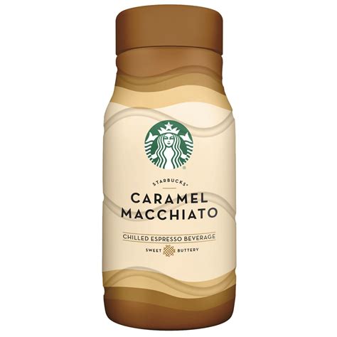 Starbucks Caramel Macchiato Iced Latte Sweet Buttery Fl Oz Bottles Pack Walmart Com