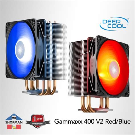 Deepcool Gammaxx 400 V2 Red Blue Cpu Air Cooler Fan Shopee Philippines