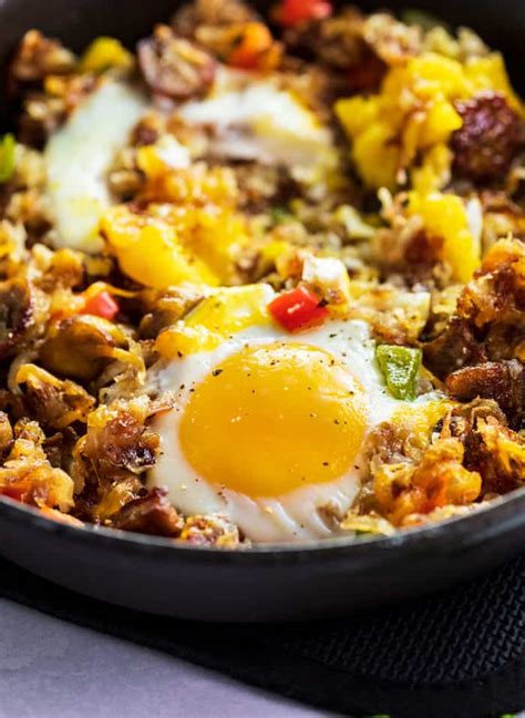 Crispy Hash And Eggs Breakfast Skillet The Cozy Cook Happy Kitchen