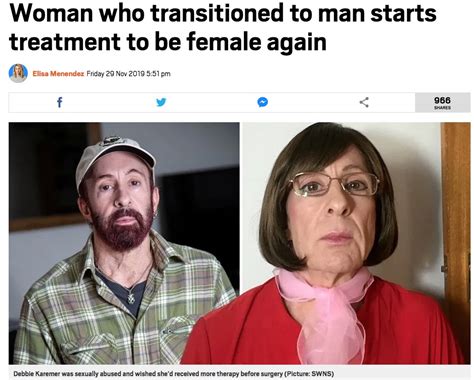 【海外発！breaking News】「また女性に戻りたい」女性から男性に性転換したトランスジェンダーの後悔（英） Techinsight（テックインサイト）海外セレブ、国内エンタメの