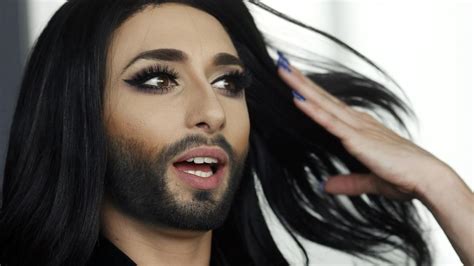 austrian bearded drag queen conchita wurst wins eurovision song contest