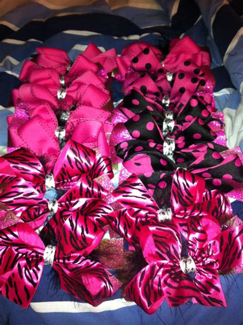 They Are Super Easy To Make Cheer Bows How To Make Bows Cheer Hair