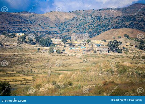 Small Local Village With Typical Keren Houses Stock Photo Image Of