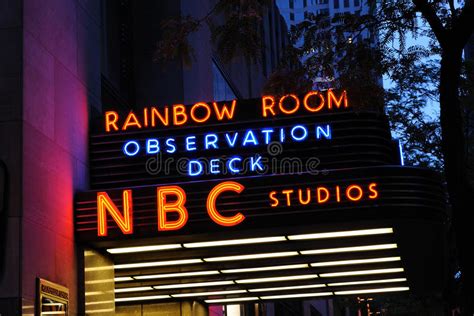 Nbc Studios Rainbow Room Observation Deck 30 Rockefeller Plaza Nyc