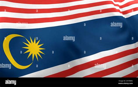 Kuala Lumpur Flag Malaysia 3d Render Stock Photo Alamy