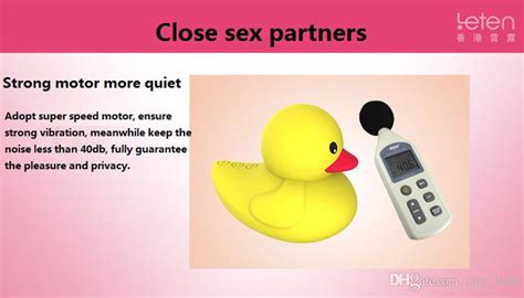 Leten Dudu Duck Dual Vibrator For G Spot Vagina Massager For Female Ejaculation Adult Sex