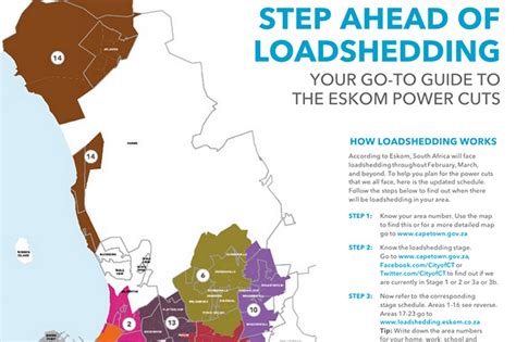 Increase in system frequency occurs when large blocks of load are removed from the system. NEW CAPE TOWN LOAD SHEDDING SCHEDULE | CapeTown ETC