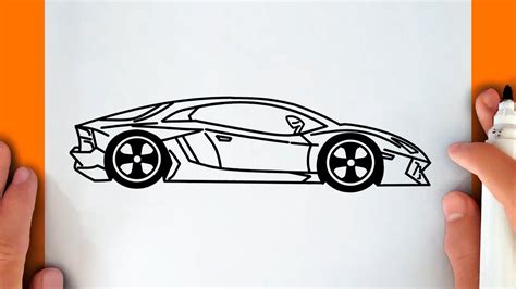 How To Draw A Lamborghini Step By Step Drawings Drawing For Kids