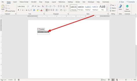 How To Insert And Update Dates In A Word Document