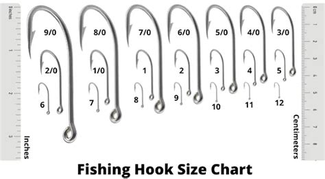 Fishing Hook Sizes Explained With Detailed Chart