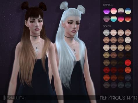 The Sims Resource Moiira Hair By Leahlillith Sims 4 Hairs