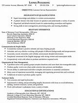Resume Objective For Outdoor Jobs Pictures