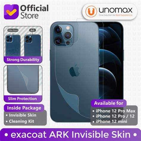 Promo Skin Iphone 12prominipro Max Ark By Exacoat Back Protector