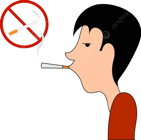 رسم توضيحي لعلامة ممنوع التدخين بتنسيق متجه على خلفية بيضاء المتجه لوحة ميدان معزول PNG