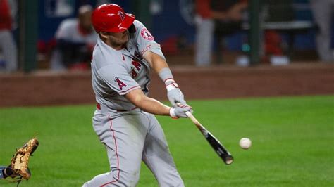 Trout Hits Two Home Runs In Angels Loss Red Sox End Losing Streak