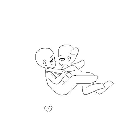 Pixilart - Couple chibi base by Silent-Sage