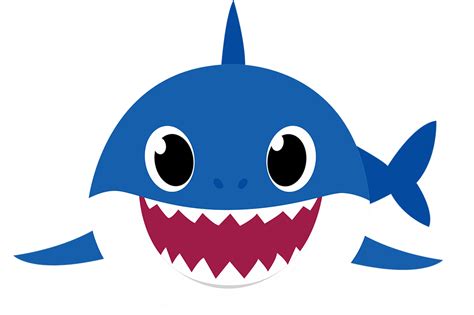 Baby Shark Tiburon Azul Imágenes Para Peques