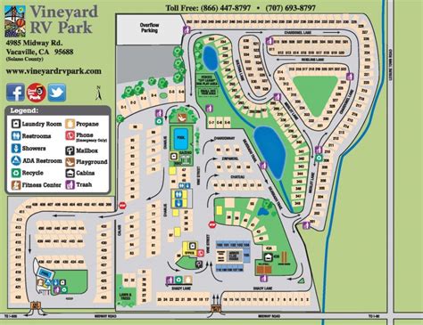 Facility Map Vineyard Rv Park