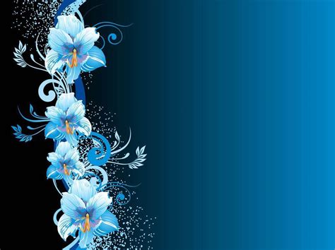 Stunning Background Blue Flower Wallpaper Images For Your Desktop