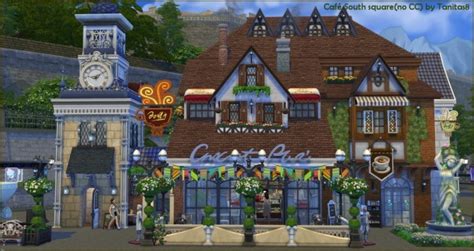 Cafe South Square At Tanitas8 Sims Sims 4 Updates