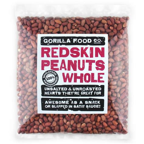 Gorilla Food Co 800g Whole Redskin Peanuts