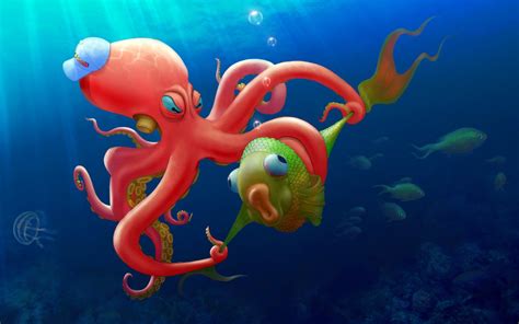 Cute Octopus Wallpaper (43+ images)