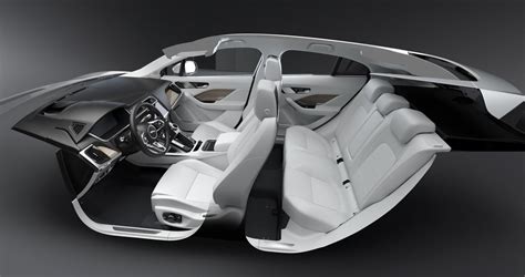 Jaguar I Pace Interior Design Render Car Body Design