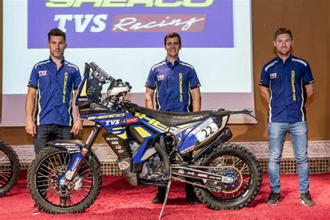 sherco tvs rally factory team announces 4 rider squad for dakar 2019 mykhel