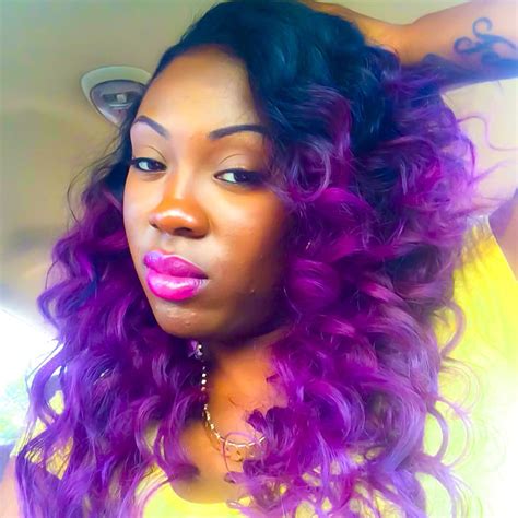 4) cover hair in plastic cap and leave on for 30 minutes. Purple Goddess Manic Panic Ultra Violet @ashleyraye | Hair ...