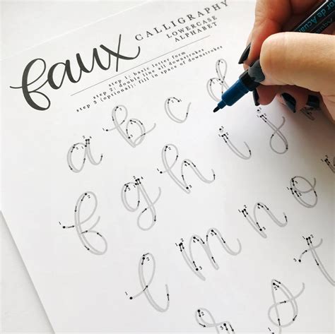 Download the free drills & strokes practice sheet to start with! Faux Calligraphy Practice Sheets Pdf Free / Practise your ...