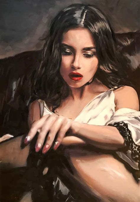 William Oxer F R S A In The Presence Of Beauty Painting Acrylic On