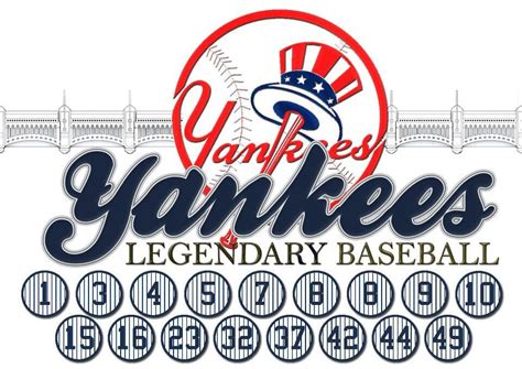 Retired Numbers One More To Come2 New York Yankees Ny Yankees