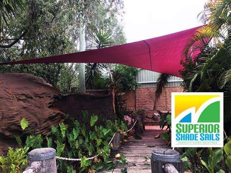 Shade Sail For Tropical Garden In North Mclean Installed By Superior