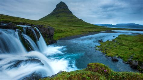 Wallpaper Snæfellsnes 5k 4k Wallpaper Iceland Waterfall Hills