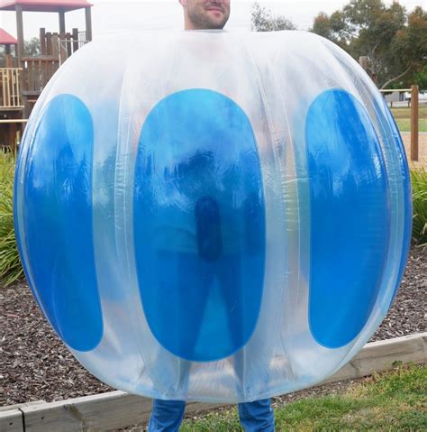Adult Inflatable Bubble Soccer Ball Blue 120x150cm Quad Bike Shop