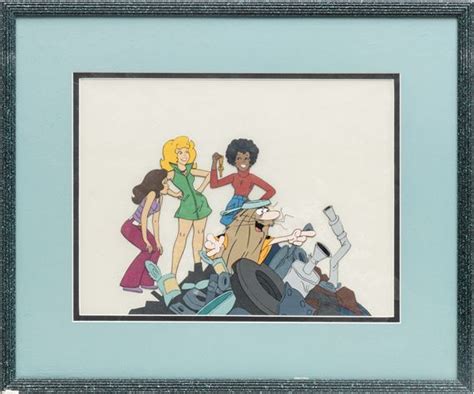 Hanna Barbera Captain Caveman And The Teen Angels Production Animation Cels 1979 Mutualart