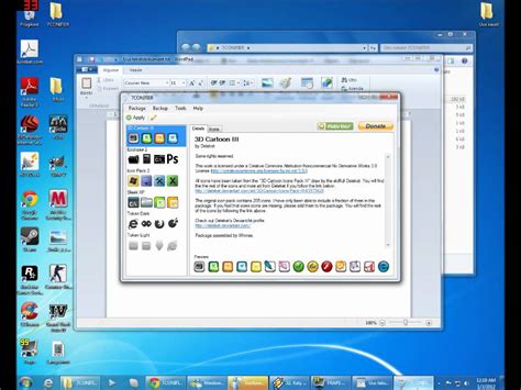 How To Change Toolbar Icons On Windows 7 Youtube