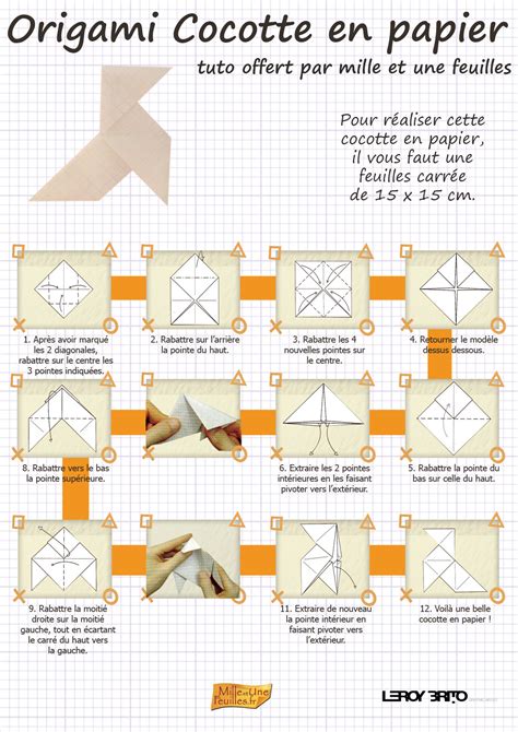 Origami Cocotte En Papier Mille Et Une Feuilles