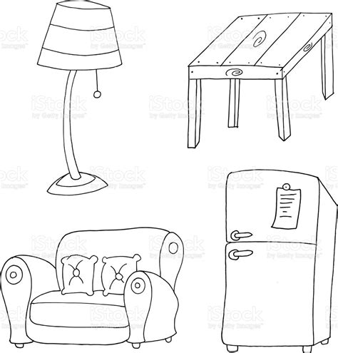 Furniture Coloring Pages