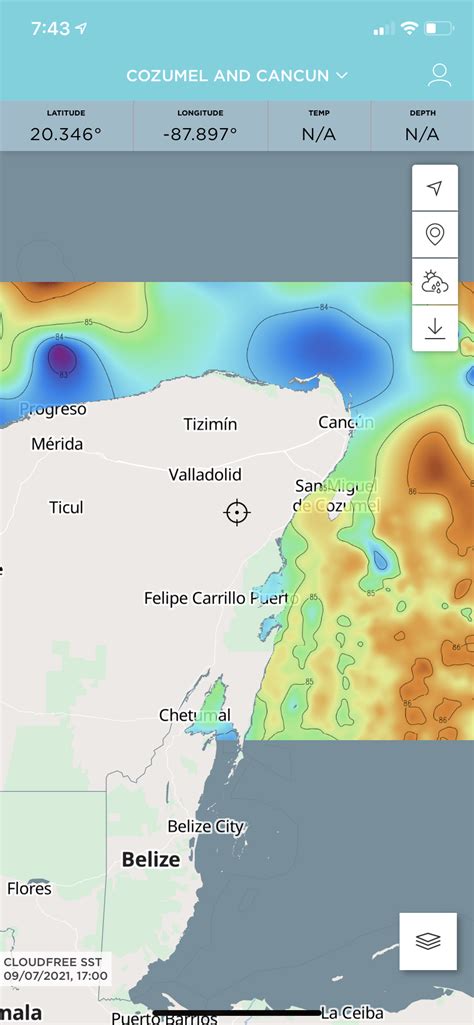 Cozumel And Cancun Fishing Charts