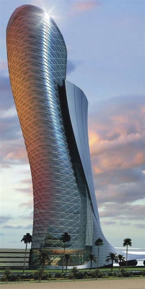 Capital Gate Tower In Abu Dhabi Awesome Architecture