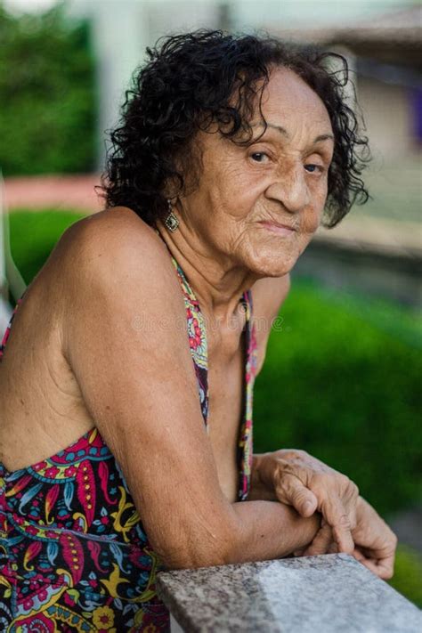 Cheerfull Portrait Mature Brazilian Woman Stock Image Image Of Mature Brazil 194438661