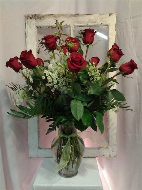 Our Standard One Dozen Long Stem Rose Arrangement Rose Arrangements