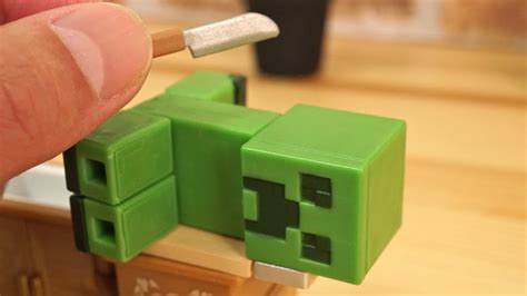 Minecraft Stopmotion Cooking 「creeper And Gold Ore Soup」マインクラフトの不思議な料理