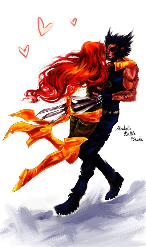 She disappeared for a short time, but, was found by the rest of her team. X-Couples - Wolverine and Jean Grey