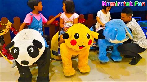 Mainan Anak Naik Power Wheels Rides Animal Odong Odong Di Mall