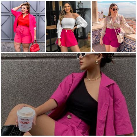 Como Combinar Un Short Fucsia Outfits Mujer Muy Trendy