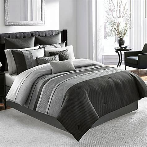 Check out our bedding mens selection for the very best in unique or custom, handmade pieces from our shops. Manor Hill® Lowery Comforter Set in Medium Grey - Bed Bath ...