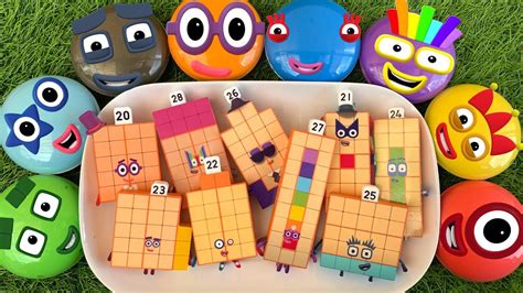 Numberblocks Coloring Circle Clay With Small Shape Numberblocks
