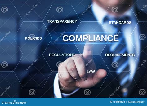 Compliance Rules Law Regulation Policy Business Technology Concept